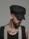 �㴰���nude:masahiko maruyama ���̡���:�ޥ��ҥ��ޥ���/Linen Double Cloth CASQUETTE/Black-Ecru