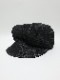 �㴰���nude:masahiko maruyama ���̡���:�ޥ��ҥ��ޥ���/Linen Double Cloth CASQUETTE/Black-Ecru