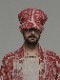 �㴰���nude:masahiko maruyama ���̡���:�ޥ��ҥ��ޥ���/Linen Viyella Pigmant Print CASQUETTE/Ecru-Red
