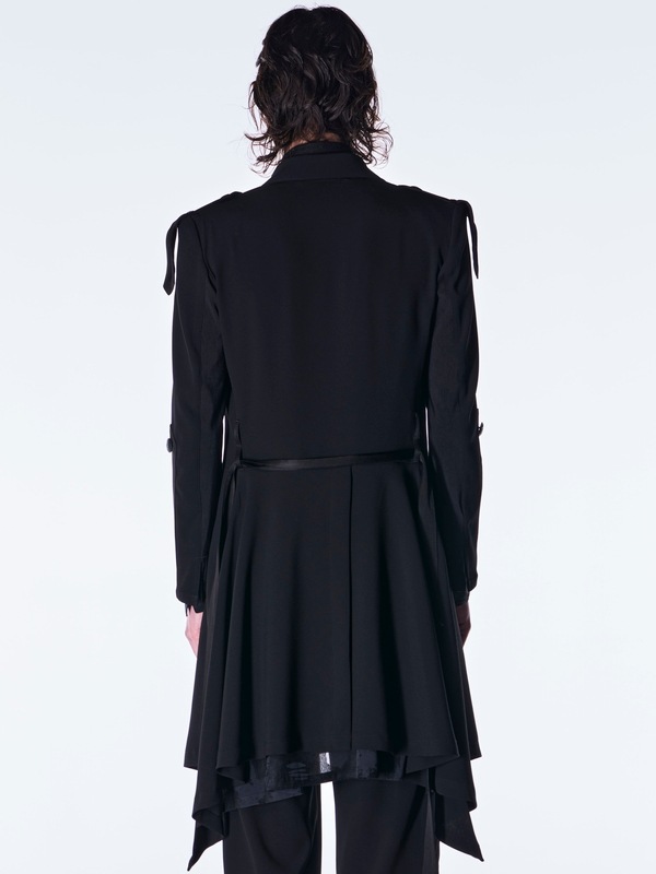 (ͽ���ʡ�8������9������ͽ��/kiryuyrik������奦����奦/Back Satin Goth Jacket��/Black