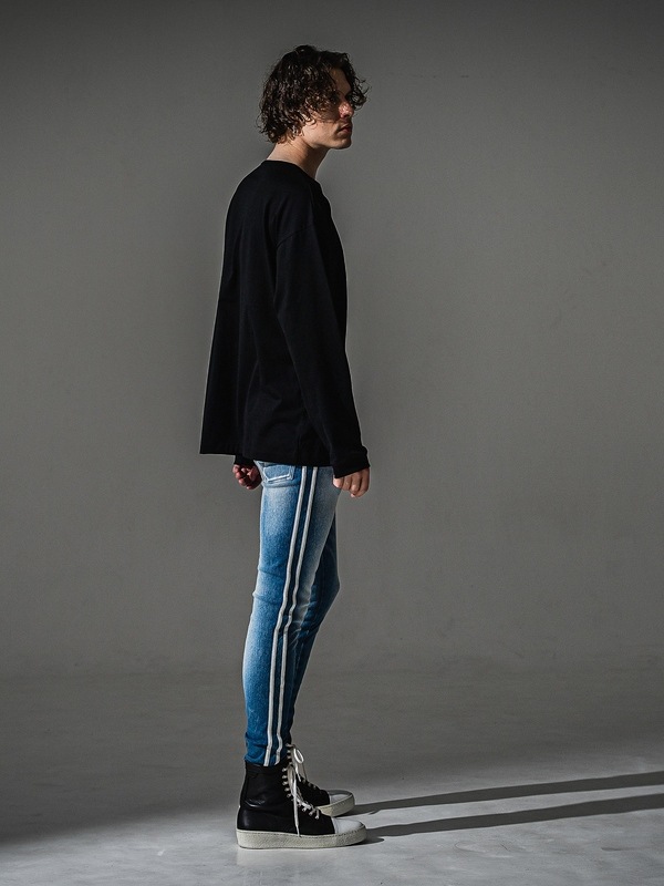 RESOUND CLOTHING���ꥵ����ɥ���������/LOOSE FIT uk over longsleave Tee/BLACK
