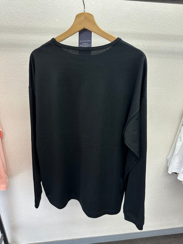 RESOUND CLOTHING���ꥵ����ɥ���������/LOOSE FIT uk over longsleave Tee/BLACK