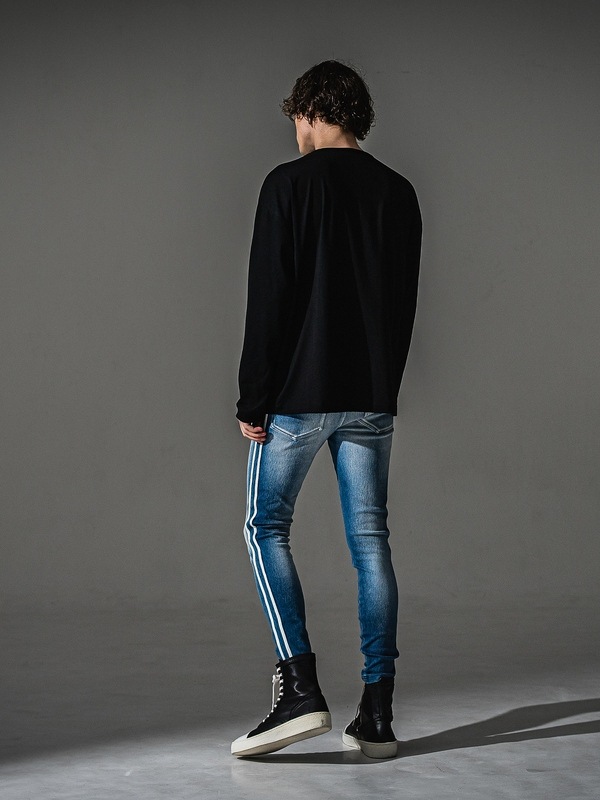 RESOUND CLOTHING���ꥵ����ɥ���������/LOOSE FIT uk over longsleave Tee/BLACK