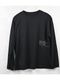 RESOUND CLOTHING���ꥵ����ɥ���������/LOOSE FIT uk over longsleave Tee/BLACK