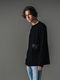 RESOUND CLOTHING���ꥵ����ɥ���������/LOOSE FIT uk over longsleave Tee/BLACK