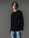 RESOUND CLOTHING���ꥵ����ɥ���������/LOOSE FIT uk over longsleave Tee/BLACK