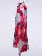 �㴰���THE ONENESS�ʥ����ͥ���/Recycled PE Taffeta Bougainvilea Stand Collar Flare Shirt/Bougainvilea