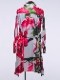 �㴰���THE ONENESS�ʥ����ͥ���/Recycled PE Taffeta Bougainvilea Stand Collar Flare Shirt/Bougainvilea