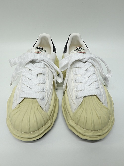 Maison MIHARA YASUHIRO"BLAKEY" VL OG Sole Canvas Low-top Sneaker/ WHT.