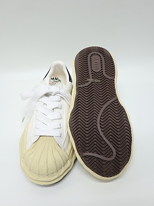 Maison MIHARA YASUHIRO"BLAKEY" VL OG Sole Canvas Low-top Sneaker/ WHT.