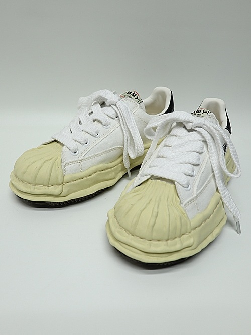 Maison MIHARA YASUHIRO"BLAKEY" VL OG Sole Canvas Low-top Sneaker/ WHT.