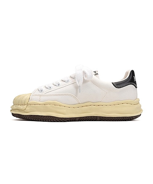 Maison MIHARA YASUHIRO"BLAKEY" VL OG Sole Canvas Low-top Sneaker/ WHT.