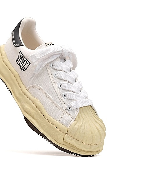 Maison MIHARA YASUHIRO"BLAKEY" VL OG Sole Canvas Low-top Sneaker/ WHT.