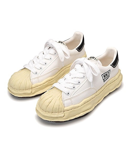 Maison MIHARA YASUHIRO"BLAKEY" VL OG Sole Canvas Low-top Sneaker/ WHT.
