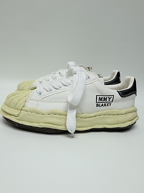 Maison MIHARA YASUHIRO"BLAKEY" VL OG Sole Canvas Low-top Sneaker/ WHT.