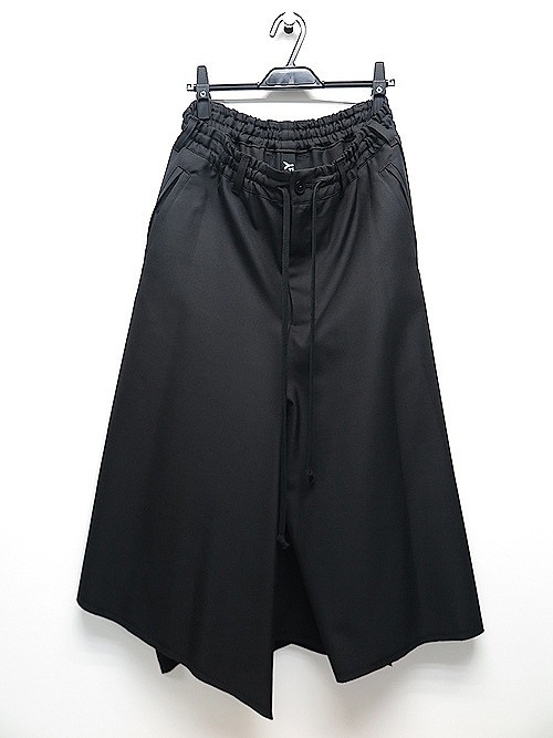 Ground Y饦ɥ磻/W/GABARDINE CIRCLE CROTCH PANTS/BLACK.