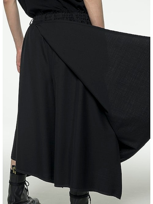 Ground Y饦ɥ磻/W/GABARDINE CIRCLE CROTCH PANTS/BLACK.