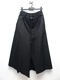 Ground Y饦ɥ磻/W/GABARDINE CIRCLE CROTCH PANTS/BLACK.