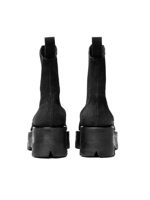 JULIUS����ꥦ��/COW VELOUR FOOT WEAR1/BLACK
