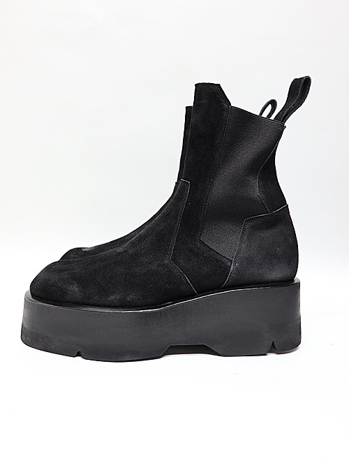 JULIUS����ꥦ��/COW VELOUR FOOT WEAR1/BLACK