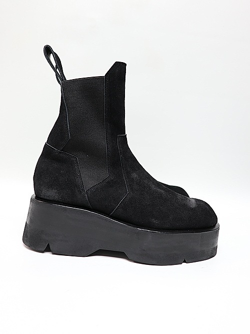 JULIUS����ꥦ��/COW VELOUR FOOT WEAR1/BLACK