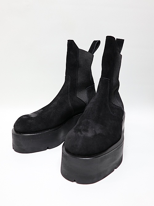 JULIUS����ꥦ��/COW VELOUR FOOT WEAR1/BLACK
