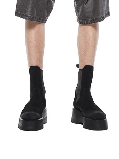 JULIUS����ꥦ��/COW VELOUR FOOT WEAR1/BLACK