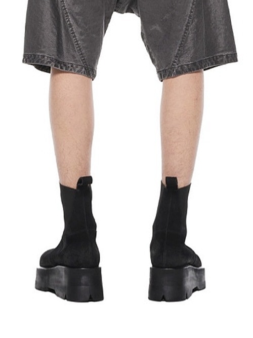 JULIUS����ꥦ��/COW VELOUR FOOT WEAR1/BLACK