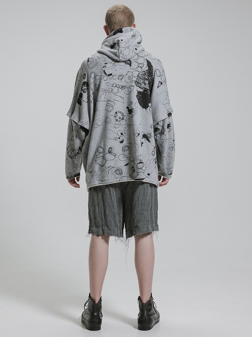 (ͽ����)1��3������ͽ��/nude:masahiko maruyama ���̡���:�ޥ��ҥ��ޥ���/΢�Ӵ����ץ��ȥ����С�������ZIP UP�ѡ�����µ��곰����ǽ��/Grey