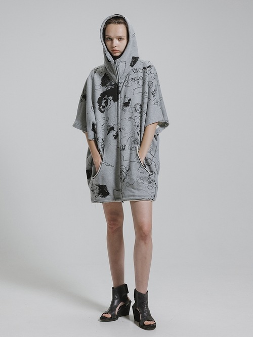 (ͽ����)1��3������ͽ��/nude:masahiko maruyama ���̡���:�ޥ��ҥ��ޥ���/΢�Ӵ����ץ��ȥ����С�������ZIP UP�ѡ�����µ��곰����ǽ��/Grey