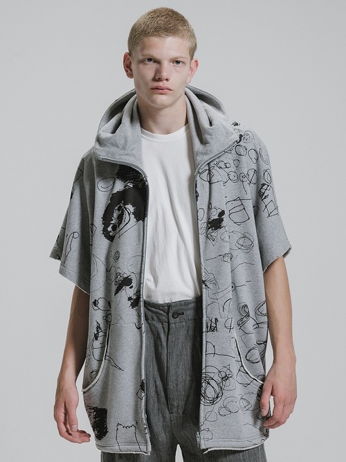 (ͽ����)1��3������ͽ��/nude:masahiko maruyama ���̡���:�ޥ��ҥ��ޥ���/΢�Ӵ����ץ��ȥ����С�������ZIP UP�ѡ�����µ��곰����ǽ��/Grey