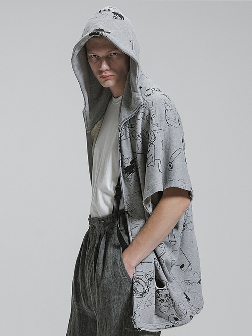 (ͽ����)1��3������ͽ��/nude:masahiko maruyama ���̡���:�ޥ��ҥ��ޥ���/΢�Ӵ����ץ��ȥ����С�������ZIP UP�ѡ�����µ��곰����ǽ��/Grey