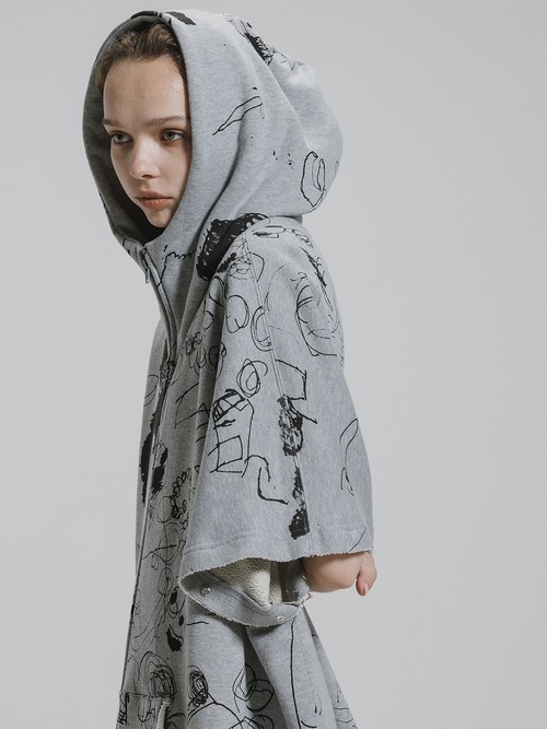 (ͽ����)1��3������ͽ��/nude:masahiko maruyama ���̡���:�ޥ��ҥ��ޥ���/΢�Ӵ����ץ��ȥ����С�������ZIP UP�ѡ�����µ��곰����ǽ��/Grey