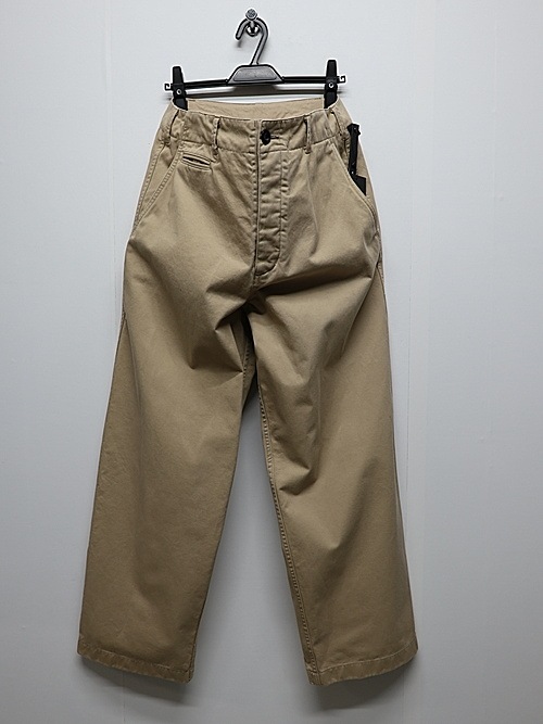�㴰���wjk�����֥른��������/vintage chino trousers/beige
