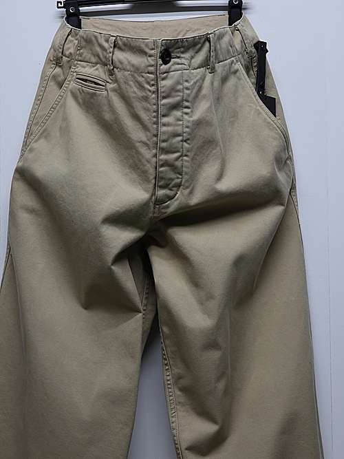 �㴰���wjk�����֥른��������/vintage chino trousers/beige