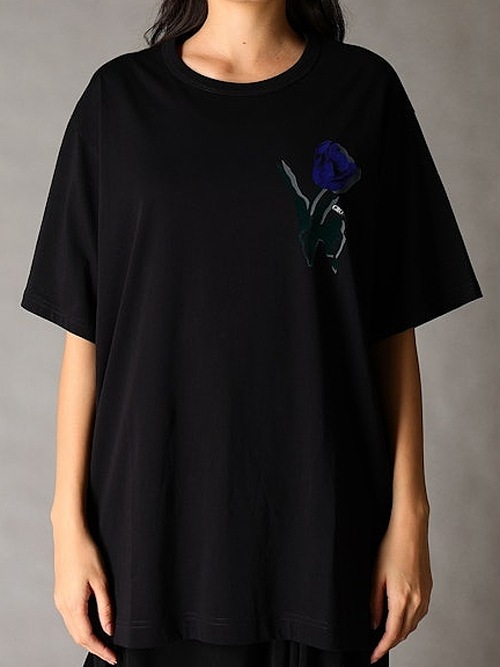 Ground Y�����饦��ɥ磻/26/- JERSEY TULIP T-SHIRT/BLACK