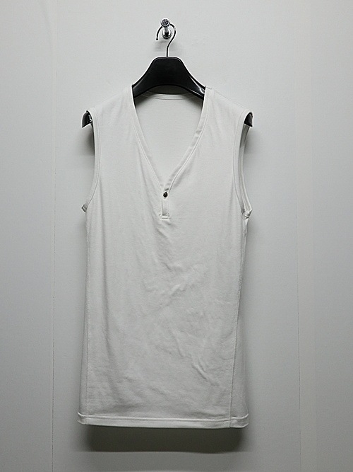 (ͽ���ʡ�3��4������ͽ��/kiryuyrik������奦����奦/BEATENJIKU Henry Neck Tank Top/White