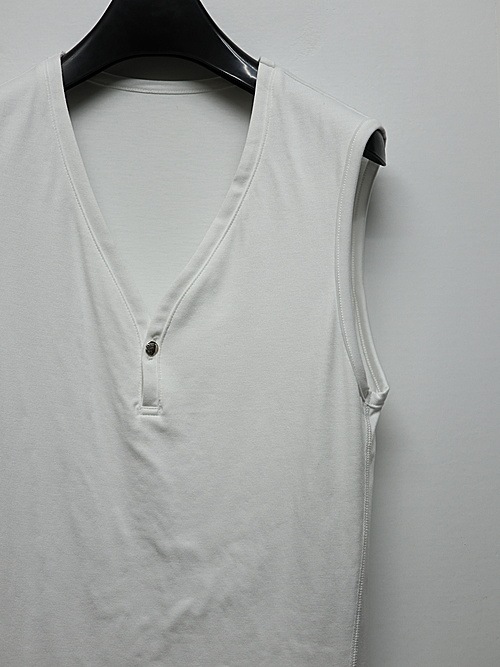 (ͽ���ʡ�3��4������ͽ��/kiryuyrik������奦����奦/BEATENJIKU Henry Neck Tank Top/White