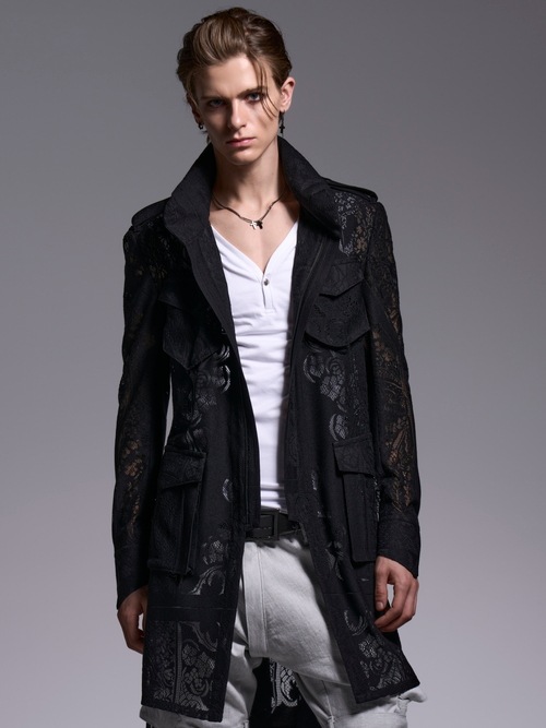 (ͽ���ʡ�3��4������ͽ��/kiryuyrik������奦����奦/BEATENJIKU Henry Neck Tank Top/White