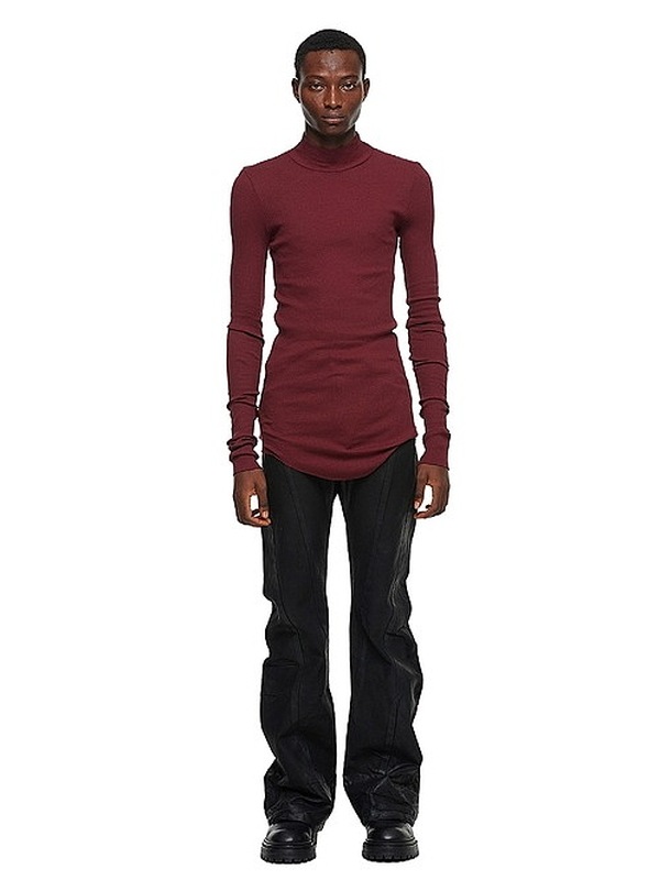 JULIUS����ꥦ��/COTTON/SILK RIB CUT & SEWN5/BLOOD