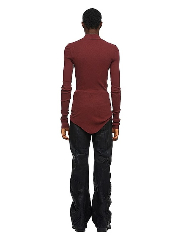 JULIUS����ꥦ��/COTTON/SILK RIB CUT & SEWN5/BLOOD