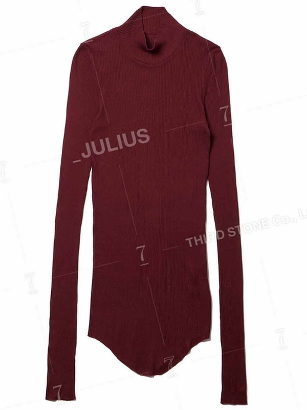 (ͽ����)8��9������ͽ��/JULIUS����ꥦ��/COTTON/SILK RIB CUT & SEWN5/BLOOD