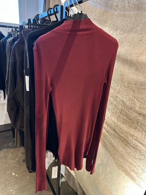 (ͽ����)8��9������ͽ��/JULIUS����ꥦ��/COTTON/SILK RIB CUT & SEWN5/BLOOD