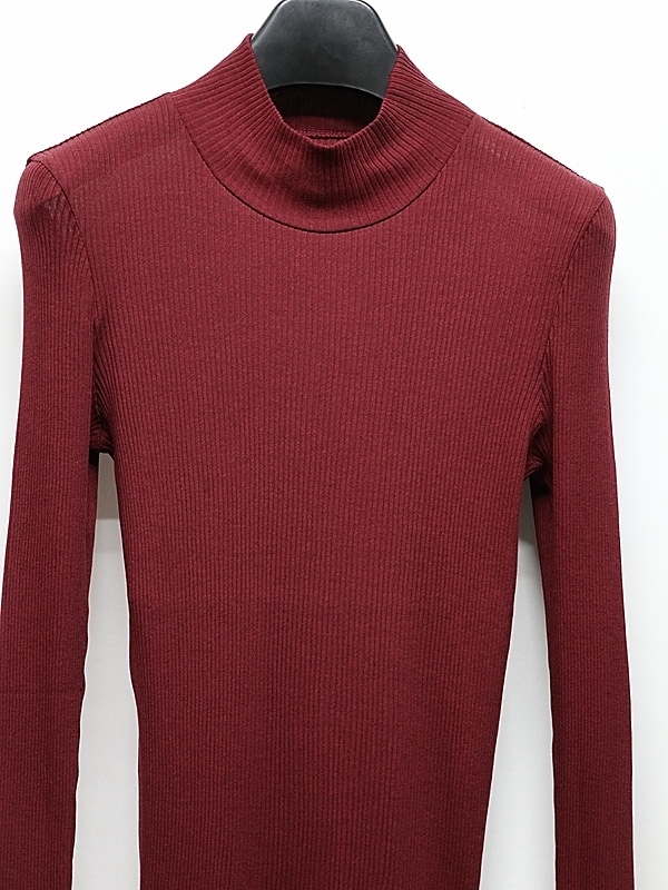 JULIUS����ꥦ��/COTTON/SILK RIB CUT & SEWN5/BLOOD