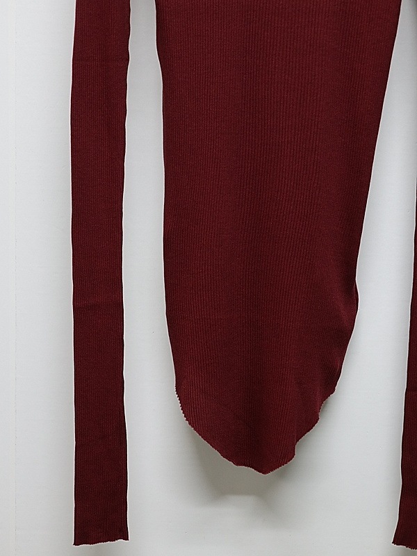 JULIUS����ꥦ��/COTTON/SILK RIB CUT & SEWN5/BLOOD