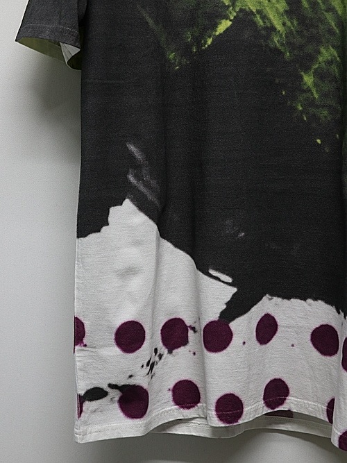 �㴰���nude:masahiko maruyama ���̡���:�ޥ��ҥ��ޥ���/30 Cotton Jersey INKJET PRINT T SHIRT/Yellow-Black Paint