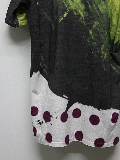�㴰���nude:masahiko maruyama ���̡���:�ޥ��ҥ��ޥ���/30 Cotton Jersey INKJET PRINT T SHIRT/Yellow-Black Paint