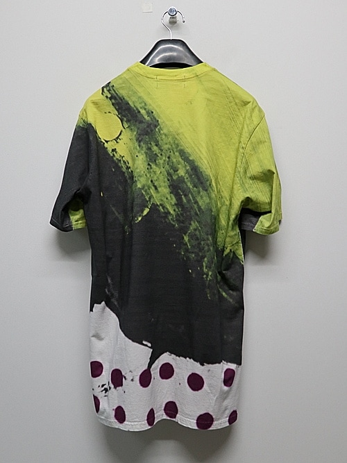�㴰���nude:masahiko maruyama ���̡���:�ޥ��ҥ��ޥ���/30 Cotton Jersey INKJET PRINT T SHIRT/Yellow-Black Paint