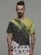 �㴰���nude:masahiko maruyama ���̡���:�ޥ��ҥ��ޥ���/30 Cotton Jersey INKJET PRINT T SHIRT/Yellow-Black Paint