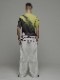 �㴰���nude:masahiko maruyama ���̡���:�ޥ��ҥ��ޥ���/30 Cotton Jersey INKJET PRINT T SHIRT/Yellow-Black Paint